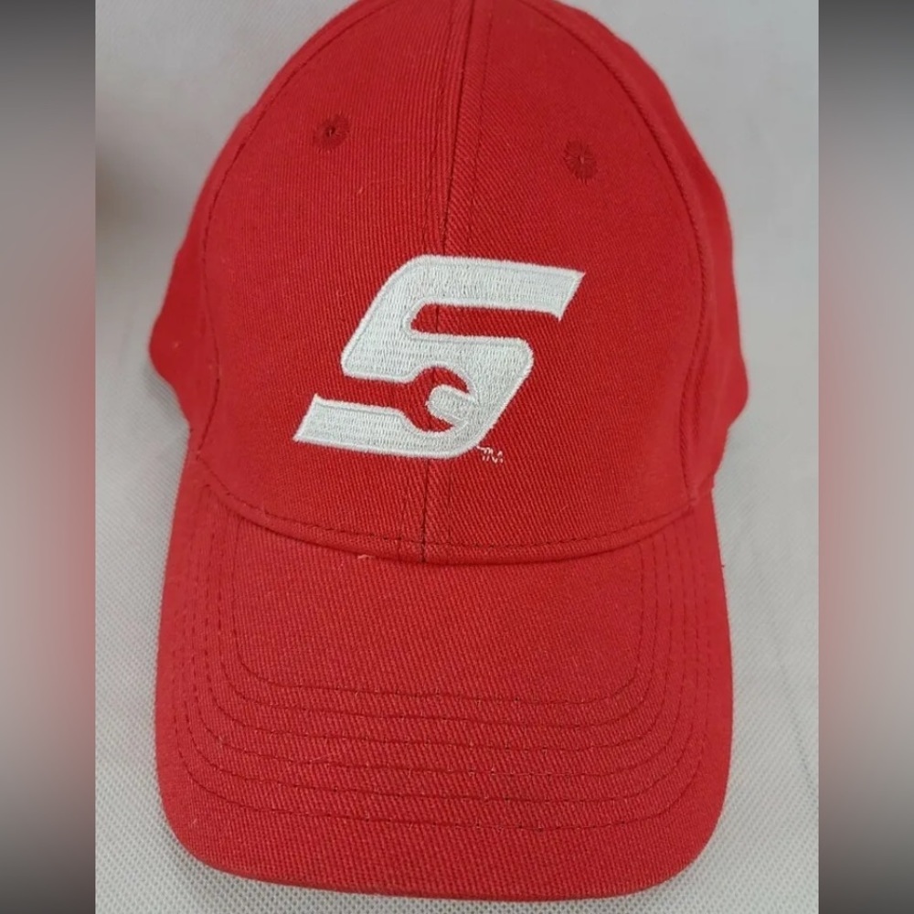 Snapon red wrench flex fit hat